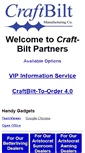 Mobile Screenshot of partners.craftbilt.com